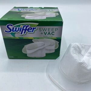 Swiffer Sweep + Vac Vacuum Replacement 3 Filters Open Box Swifter Dust Sweep